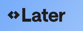 later logo